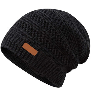 Unisex 100% Acrylic <b>Beanie</b> <b>Hat</b> for <b>Men</b> Women Warm Breathable Waterproof Customizable Outdoor Cold High Quality - Product Image 1
