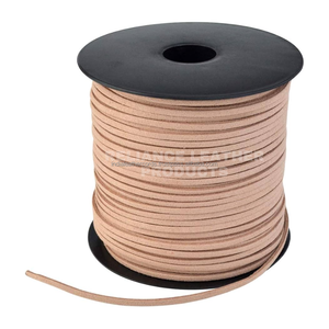 Natural Color Flat <b>Leather</b> Cord Soft 3mm <b>Leather</b> Strip for Handmade <b>Bracelet</b> & Necklace - Product Image 6