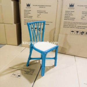 Silla Infantil de Mimbre Hecha a Mano Personalizada, Silla de Fiesta para Niños de Ratán Natural, Muebles para Eventos al por Mayor, Proveedor de Vietnam - Product Image 1