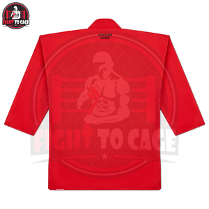 Trajes de Taekwondo Unisex de Color Rojo Sólido, Producto Más Vendido, Calidad Premium, Transpirable, Diseño Más Reciente, Ropa de Artes Marciales - Product Image 5