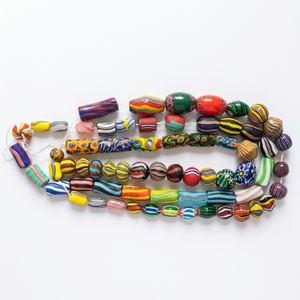 Glass Millefiori <b>Beads</b> for Jewelry Making Crafts DIY Designs OEM Wholesale and Global Export Supply <b>Directly</b>. - Product Image 1