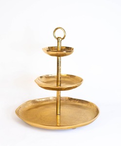 Support à gâteaux à plusieurs niveaux de qualité supérieure, finition argentée, pour boulangerie, café, restaurant, élégant, multi-niveaux - Product Image 5