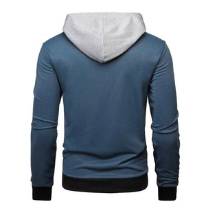 <b>Men's</b> Hooded Sweatshirt Solid Color Cotton Knitted Casual Autumn Wear Regular Fit Custom Design - Product Image 2