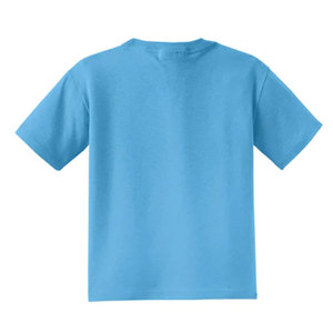 เสื้อยืดสีฟ้าอ่อน ยูนิเซ็กส์ ทรงปกติ แขนสั้น ผ้าผสม สำหรับเยาวชน พิมพ์โลโก้ได้ตามสั่ง หลายขนาด - Product Image 6