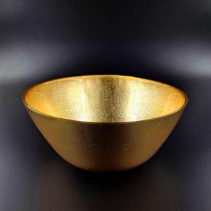 Tazón para servir comida, forma ovalada, acabado en oro PVD, tazones de lujo para servir platos, decoración de bodas, tazón de diseño moderno hecho a mano - Product Image 3