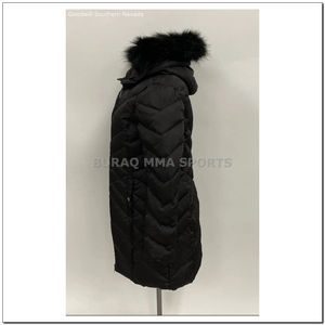 Chaqueta Acolchada Impermeable Personalizada para Mujer, Chaqueta de Invierno Acolchada de Diseño, Abrigo Acolchado de Nailon para Mujer - Product Image 6