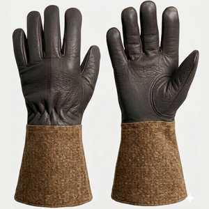 USA Direct Factory New Cowhide Split Leather Leather Welding Gloves Fireproof Wear-Resistant Palm Coated Electrical Insulating - Product Image 1