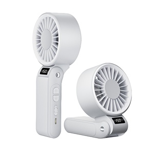 Nuevo Ventilador de Mano de Alta Velocidad 2026, 150 Velocidades, 3 en 1, Plegable, Ventilador de Cuello Portátil, Pantalla Digital, Motor sin Escobillas de 3000 mAh, Larga Duración - Product Image 1