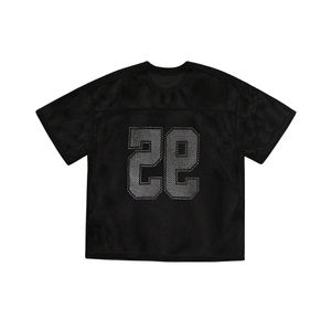 Camisetas de Fútbol Personalizadas Unisex para Adultos, Logotipo Bordado del Equipo, Diseño de Parches, Malla de Alta Calidad, Ligeras, de Secado Rápido y Transpirables - Product Image 3