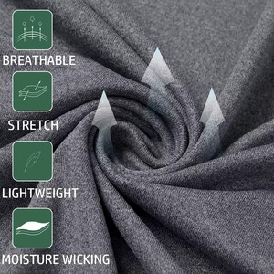 Fabricant de vêtements de sport compressifs sur mesure, t-shirt de performance fitness en coton, polyester et élasthanne de qualité supérieure, OEM, ODM, marque privée - Product Image 3
