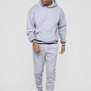 Conjunto Deportivo Personalizado de Alta Calidad, 100% Algodón, Lavado Ácido, Estampado, Sudadera con Capucha y Pantalones Jogger para Hombre, Serigrafía, OEM, ODM - Product Image 1