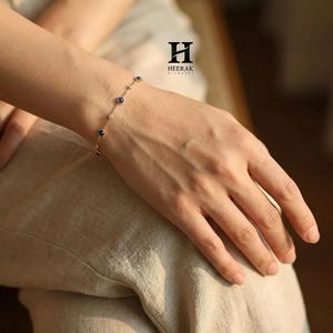 Bracelet de luxe serti de saphirs et de diamants pour femmes, or 14K/18K - Product Image 3