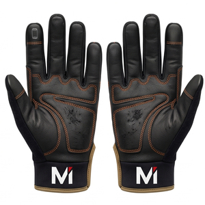 Custom Touchscreen Mechanics Work <b>Gloves</b> Vibration Proof Synthetic Leather Palm Industrial Workshop Safety General Purpose - Product Image 3