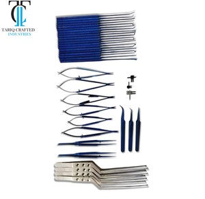 Ensemble d'instruments de microchirurgie, pinces microchirurgicales, ciseaux, porte-aiguilles, kit TARIQ CRAFTED INDUSTRIES - Product Image 6