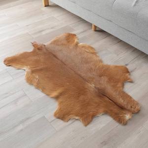 Matériau en cuir entier de chèvre avec fourrure intégrée de couleur barbe et peau de mouton - Product Image 2