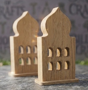 Estante de Madera de Alta Calidad para Ramadán Kareem, Arco Islámico para Mezquita, Decoración del Hogar, Artículo de Regalo para Eid - Product Image 4