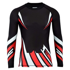 Camiseta de Manga Larga para Hombre, Talla Grande, para Surf, Natación, BJJ, Jiu Jitsu, MMA, Entrenamiento de Lucha, Personalizable, de Alta Calidad, Rashguard de MMA - Product Image 3