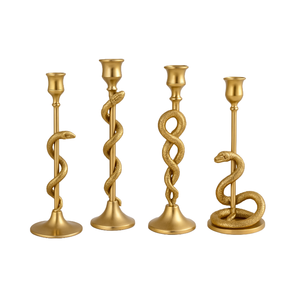 Support de bougie de luxe fait main en métal, pièce décorative pour Noël et la maison au meilleur prix - Product Image 4