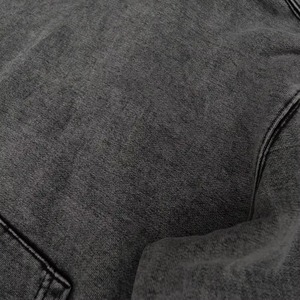 Sweat à capuche d'hiver pour homme, noir, 100% coton molletonné, coupe classique, avec poche, impression numérique effet délavé unique, haute qualité - Product Image 5
