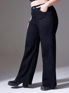Medium-wash Dark-wash Light-wash Ladies Jeans <b>Boot</b> Cut Mid Waist Eco-Friendly Vintage Denim - Product Image 6