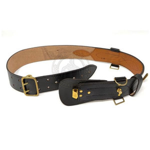 Cinturón Resistente Sam Browne con Correa de Cuero Vacuno, Hebilla de Acero Ajustable, Estilo Casual, Ecológico y Personalizable - Product Image 6