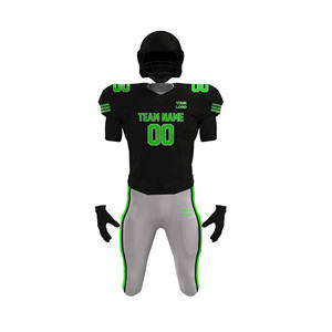 ชุดกีฬาอเมริกันฟุตบอลสีพื้น แห้งเร็ว ผลิตตามสั่ง ราคาถูก - Product Image 6