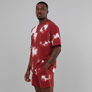 Venta al por Mayor de Conjuntos de 2 Piezas para Hombre, Ropa Casual de Verano, Logotipo Personalizado Impreso, 100% Algodón, Mangas Cortas, Transpirable y Ecológico - Product Image 3