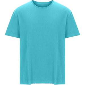 เสื้อยืดแขนสั้นคอกลมสีพื้นสำหรับผู้ชาย ดีไซน์เรียบง่าย สามารถเลือกสีและสไตล์ได้ - Product Image 6