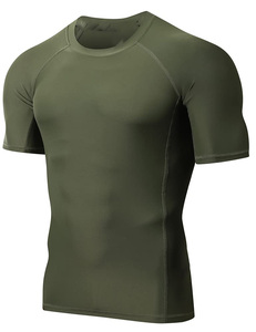 Camiseta de Compresión de Manga Larga para Hombre, Personalizada, para Natación y Entrenamiento, Sublimación, Ropa Deportiva OEM, Venta al Por Mayor - Product Image 1