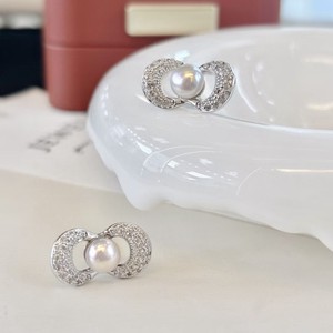 ต่างหูมุกน้ำจืดเงินแท้ S925 แบรนด์ Haoshi เครื่องประดับแฟชั่น พร้อมเสียงกระดิ่งและสไตล์โดดเด่น - Product Image 3