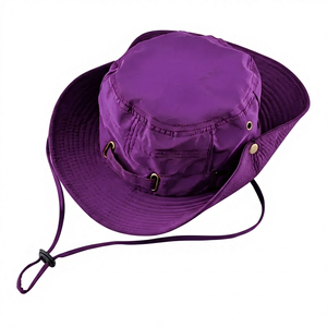 Sombrero de Pescador Ajustable, Transpirable, Impermeable, con Protección UV, Bordado, Unisex, para Adultos, para Actividades al Aire Libre, Primavera/Verano, Casual, Multipanel - Product Image 3