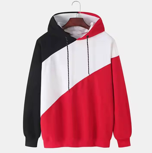เสื้อฮู้ดดี้ผู้ชายดีไซน์ใหม่ล่าสุด ผ้าฟลีซกันยับ พิมพ์ลายโลโก้แบรนด์ได้ตามสั่ง ผ้าฝ้าย 100% มีกระเป๋า  สำหรับฤดูหนาว - Product Image 1