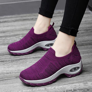 Chaussures en maille respirante à semelles épaisses pour femmes, nouveau style, chaussures décontractées, confortables, antidérapantes, pour le travail et le sport - Product Image 4