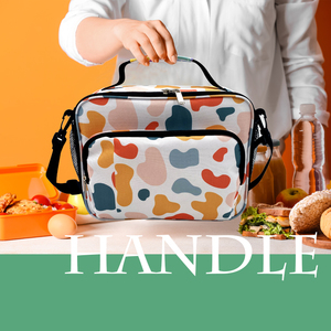 Custom Logo Luxury Camouflage Pattern <b>Lunch</b> <b>Box</b> Bag Women Office Insulated <b>Cool</b> <b>Lunch</b> Bag for Kids - Product Image 4