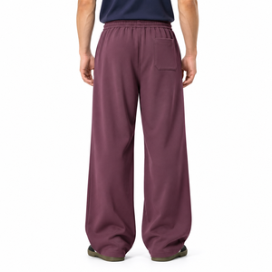 Pantalones anchos para hombre, corte holgado, cintura con cordón, pantalones casuales para ropa urbana, venta al por mayor y suministro a granel - Product Image 3