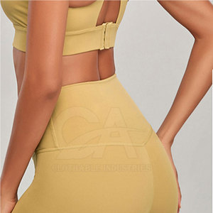 Conjunto de yoga de la mejor calidad, diseño personalizado, precio al por mayor, conjunto de yoga transpirable. - Product Image 6