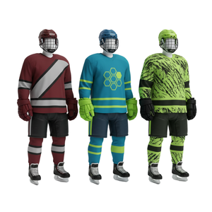 Kit de hockey sur glace en gros 2026 |   Maillots de sublimation personnalisés |   OEM direct d'usine - Product Image 1