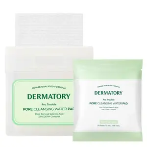 Dermatory Pro Quality 100 Pads Ensemble spécial de tampons d'eau nettoyants pour les pores pour le lavage du visage - Product Image 1