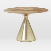 Table basse en marbre naturel moderne de qualité supérieure, base en fer faite à la main, design unique UD-3320 pour salon de luxe