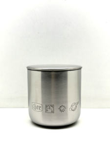 Contenedor de Latón de Lujo Hecho a Mano al por Mayor con Tapa y Acabado Cepillado, Portavelas Vacíos con Logotipo Personalizado para Navidad - Product Image 3