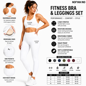 OEM ODM Custom Women's Yoga Set Manufacturer Seamless Sports Bra High <b>Waist</b> <b>Leggings</b> Private Label Activewear Wholesale <b>Low</b> MOQ - Product Image 1