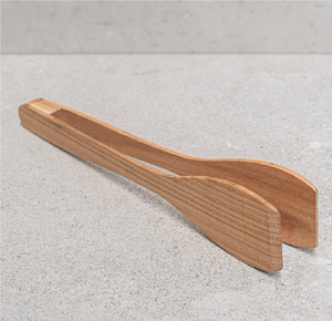 Pinces à salade en bois de qualité supérieure, de qualité alimentaire, antidérapantes, pour service et artisanat - Product Image 1