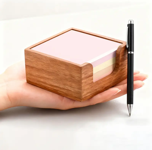 Wood <b>Memo</b> Notepad Holder Promotional restaurant table decoration mamo <b>pad</b> holder top price - Product Image 6