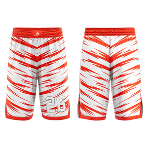 กางเกงบาสเก็ตบอลพิมพ์ลายโลโก้ทีมตามสั่ง ระบายอากาศได้ดี ซับเหงื่อ ไซส์ใหญ่ ปิดเชือกผูกเอว เอวยางยืด - Product Image 4