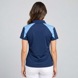 เสื้อโปโลผู้หญิง เสื้อโปโลสั่งทำพิเศษสำหรับผู้หญิง ผ้าฝ้ายระบายอากาศได้ดี น้ำหนักเบา สวมใส่สบาย ทรงพอดีตัว แขนสั้น แฟชั่นลำลอง - Product Image 2