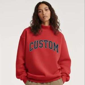 Servicio ODM, Sudadera Extra Grande para Mujer, Manga Larga, Cuello Alto, Logotipo Frontal, Otoño, Secado Rápido, Transpirable - Product Image 1