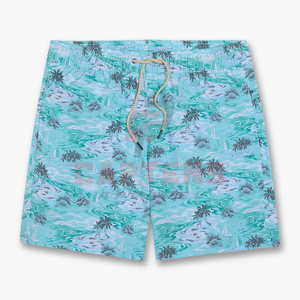 Shorts de bain pour hommes 2026 à séchage rapide, 100 % polyester respirant, grandes tailles, décontractés - Product Image 1