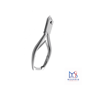 Coupe-ongles professionnel en forme de demi-lune, en acier inoxydable, lame courbée, articulation par boîtier, double ressort, ouverture large des mâchoires, durable pour les pieds - Product Image 2