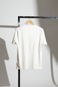 T-shirts pour femmes à manches courtes, col rond, coupe ajustée, 92% coton, 8% élasthanne, uni - Product Image 3