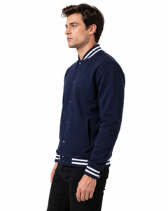 Premium athletic inspired varsity <b>jacket</b> built for modern streetwear with soft comfort and reliable seasonal layering OEM - Product Image 2